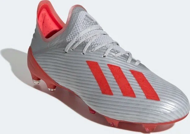 adidas X 19.1 FG silver met./hi-res red/ftwr white (Herren)