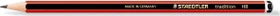 Staedtler Tradition 110 Bleistift HB graphit, schwarz/rot