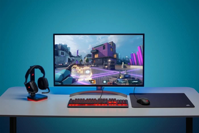 Corsair K60 PRO, LEDs rot, schwarz, Cherry VIOLA, USB, DE