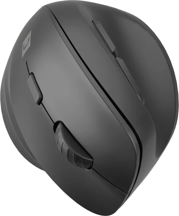 Natec Crake 2 Vertical Wireless Mouse schwarz, USB/Bluetooth