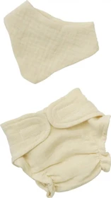Heless Puppen-Babyset mit Stoffwindel und Lätzchen 28-35cm