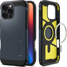 Spigen Tough Armor AI (MagFit) für Apple iPhone 16 Pro Max metal slate
