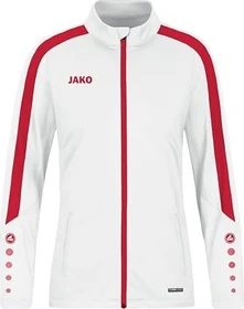 Jako Power Polyester Trainingsjacke weiß/rot (Damen)