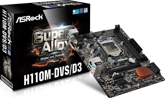 ASRock H110M-DVS/D3 (Intel 1151)