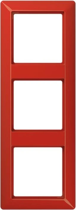 Jung Serie AS Rahmen Thermoplast 3-fach, rot