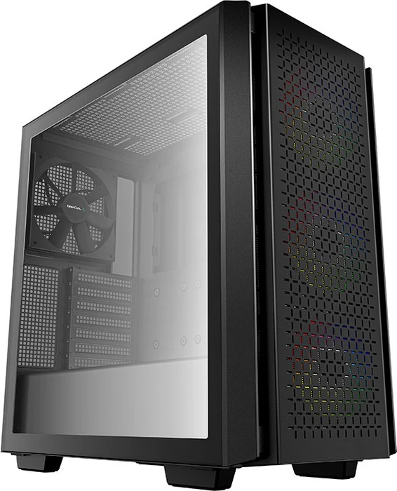 DeepCool CG560, schwarz, Glasfenster