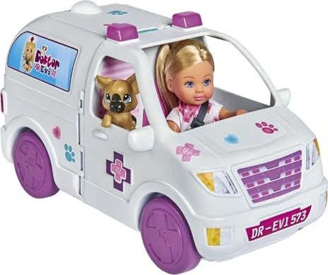 Simba Toys Evi Love - Doktor Evi 2in1 Tiermobil