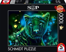 Schmidt Spiele Neon Blau-grüner Panther