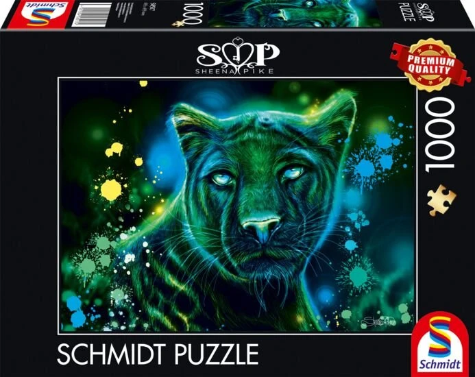 Schmidt Spiele Neon Blau-grüner Panther