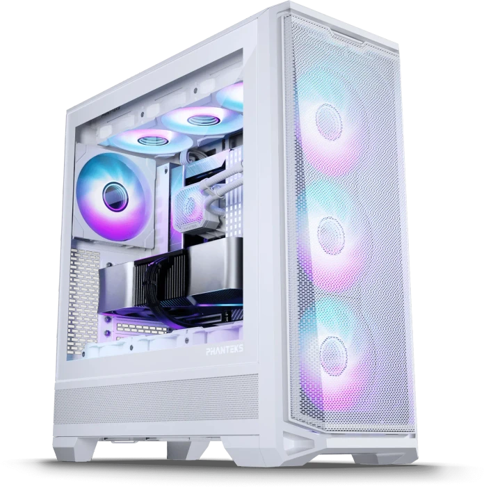 Phanteks Eclipse G400A, weiß, Glasfenster