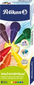 Pelikan Wachsstifte Maus, 6 Farben
