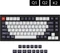 Keychron Q1/Q2/K2 OEM Dye-Sub Keycap-Set Bluish Black White, Kunststoff (PBT), Bluish Black White, schwarz/blau/weiß, 97 Tasten (83+14), ANSI-US Vorschaubild