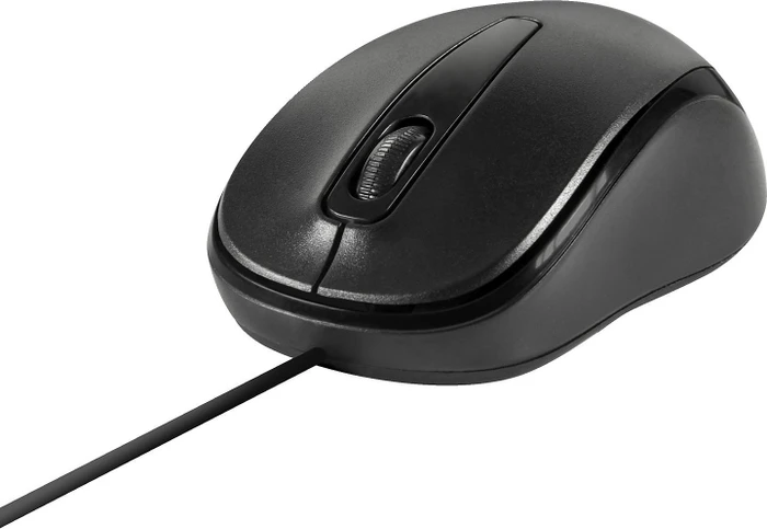 ISY ICM-1000 Optical Mouse schwarz, USB