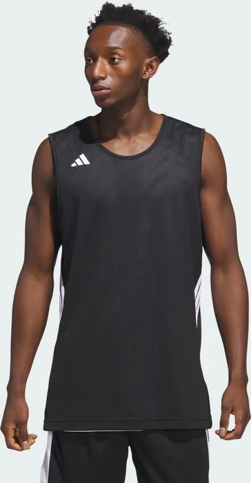 adidas 3G Speed Reversible Basketball Trikot ärmellos schwarz/weiß (Herren)