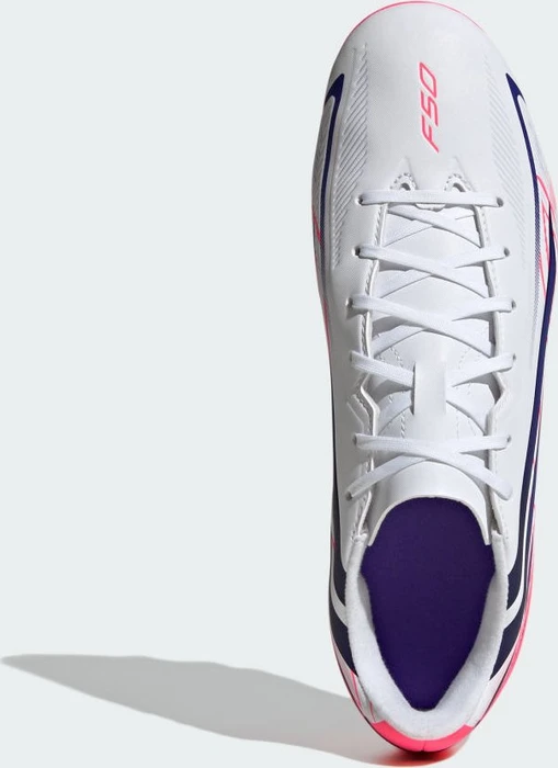 adidas F50 Hyperfast Club FG/MG cloud white/solar purple/solar turbo