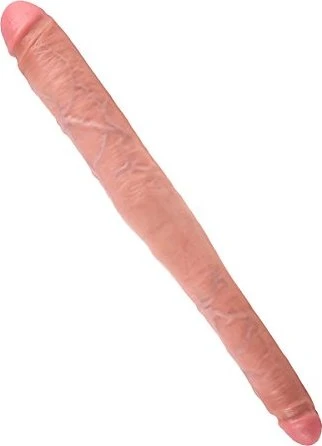 Pipedream King Cock 16" Tapered Double Dildo flesh