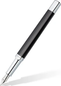 Staedtler triplus 474 antique anthracite/silber, rechte Hand, fein, Faltschachtel