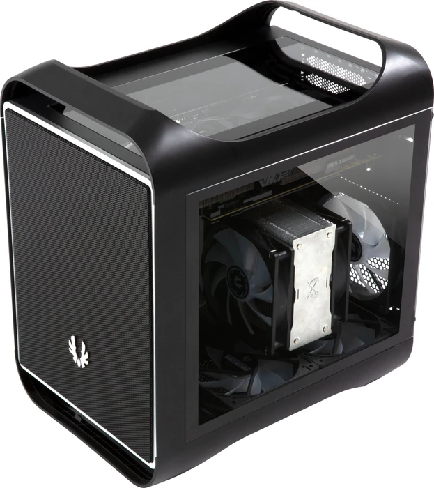 BitFenix Prodigy M 2022 ARGB, schwarz, Glasfenster