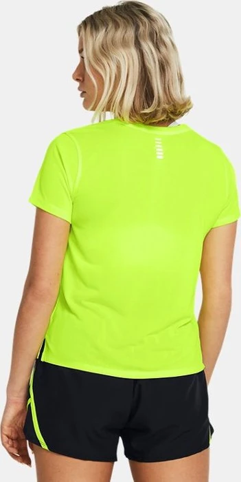 Under Armour Launch Funktionsshirt kurzarm high vis yellow/reflective (Damen)