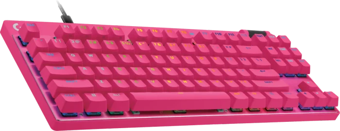 Logitech G PRO X TKL Rapid, rosa, Magnetic Analog, USB, ND