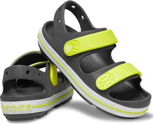 Crocs Crocband Cruiser Sandal slate grey/acidity (Junior)