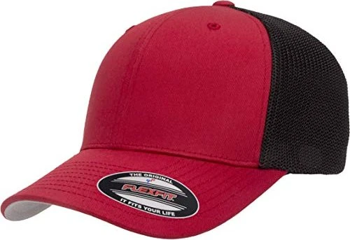Flexfit Trucker Mesh 2-Tone Kappe rot/schwarz