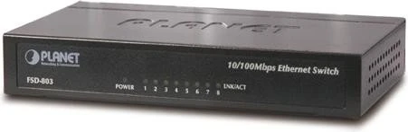 Planet FSD Desktop Switch, 8x RJ-45 (FSD-803(V2))