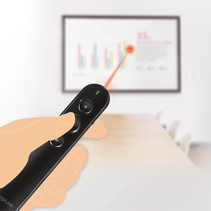 LogiLink Wireless Presenter 2.4 GHz, USB-A