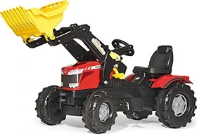 rolly toys rollyFarmtrac Massey Ferguson 8650 Trettraktor mit Frontlader rot