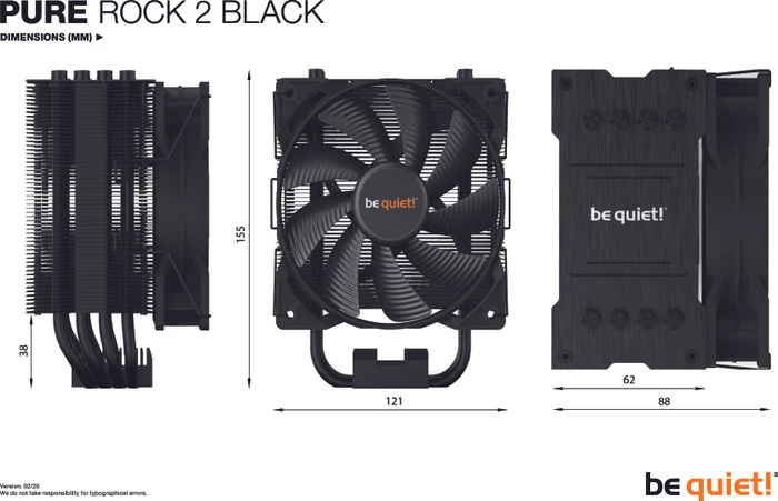 be quiet! Pure Rock 2 Black