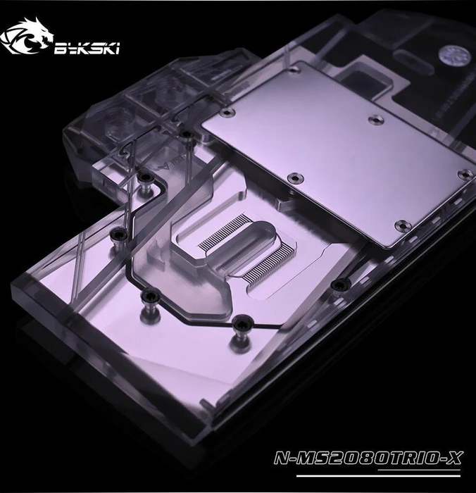 Bykski NVIDIA RTX 2080 MSI Gaming X TRIO, klar