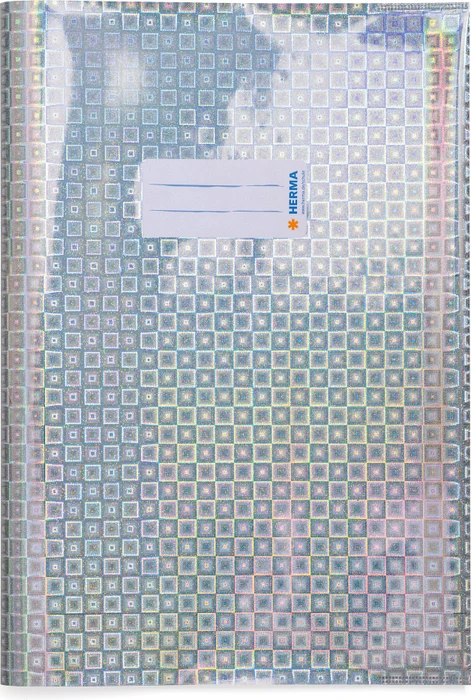 Herma Heftschoner Glamour, A4, silber