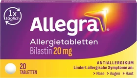Allegra 20mg Allergietabletten, 20 Stück