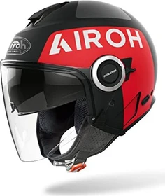 Airoh Helios Up matt schwarz/rot