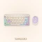 Blade Tanooki Cozy Wireless Pack Wireless Tastatur-Maus-Set, rosa, USB/Bluetooth, ES Vorschaubild