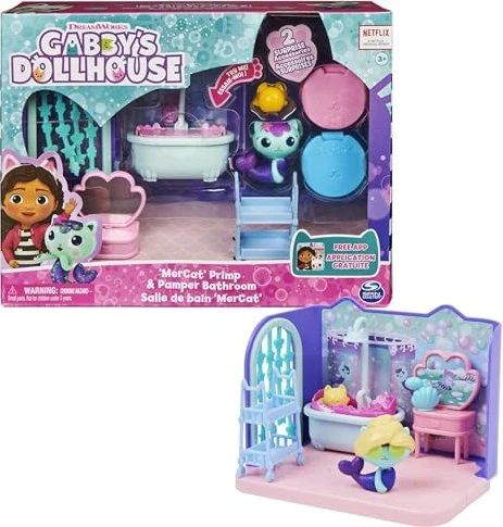Spin Master Gabby's Dollhouse - Deluxe Room Badezimmer