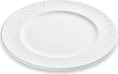 Gmundner Keramik Weißgeflammt Speiseteller Gourmet 27cm