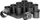 Zenker Black Metallic Mini Törtchen Backblech 12er-Backform (7402)
