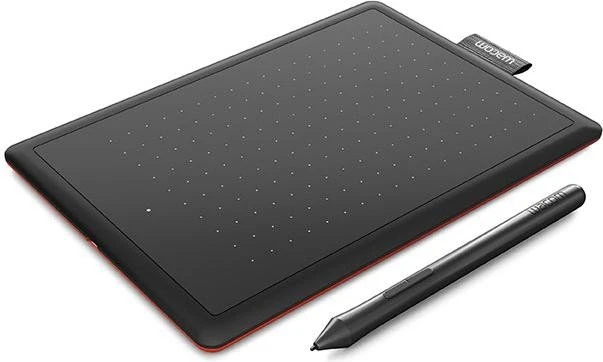 Wacom One Small, schwarz/rot