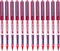 Uni-Ball Eye Micro UB-150 Tintenroller (Mine) rot/silber, 12er-Pack Vorschaubild