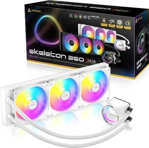 Antec Skeleton 360 ARGB, weiß