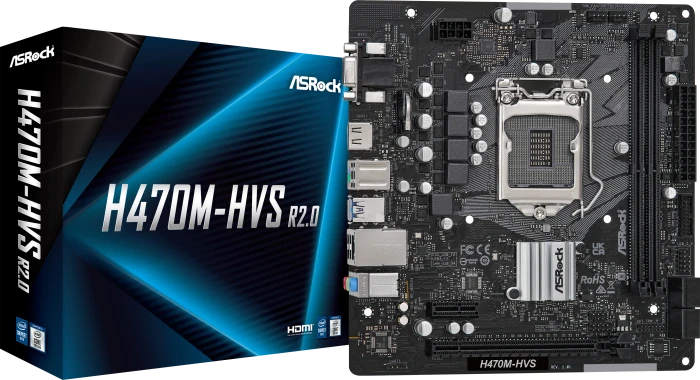 ASRock H470M-HVS R2.0 (Intel 1200)