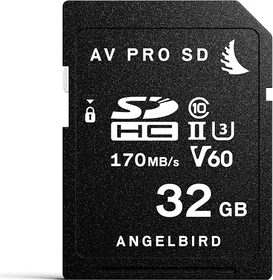 Angelbird AV PRO SD MK2 V60 R170/W105 32GB, UHS-II U3, Class 10