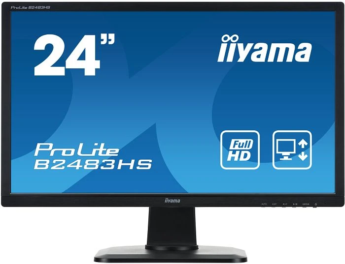 iiyama ProLite B2483HS-B1, 24"