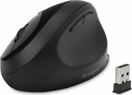 Kensington Pro Fit Ergo Wireless Mouse, schwarz, USB/Bluetooth