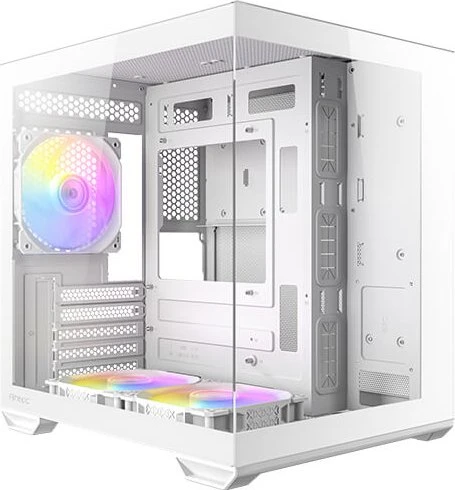 Antec CX60M ARGB, weiß, Glasfenster