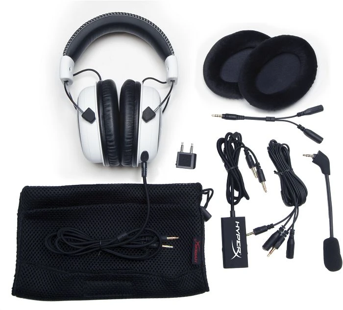 HP HyperX Cloud weiß