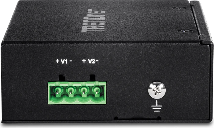 TRENDnet TI Hardened Industrial Railmount Switch, 5x RJ-45, 90W PoE+
