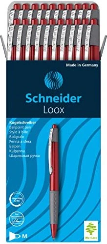 Schneider Loox M Kugelschreiber rot/grau
