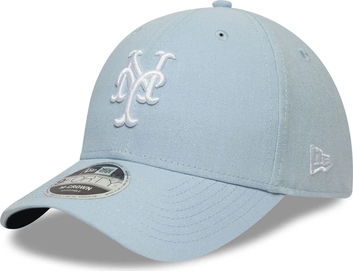 New Era 9TWENTY New York Yankees M-Crown Linen Kappe pastel blue